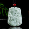 Jade Dragon Pendant Necklace Chinese Zodiac Amulet