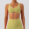 Seamless Yoga Sports Bra, Medium Support Crop Top