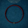 Handmade Red String Bracelet with Love Knot and Flower Charm