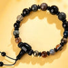 Five Elements Crystal Bracelet, Multi-Stone Beaded Wristwear