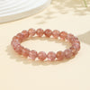 Natural Stone Bead Bracelet, 8mm Round Gemstone