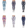 Printed High Waist Yoga Leggings for Women