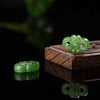 Jade Pendant Bead for Necklace or Bracelet, Hand Carved