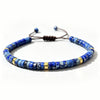 Natural Stone Adjustable Spacer Bead Bracelet