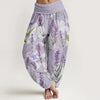 Cotton Women's Harem Pants with Digital Print Designs