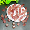 Natural Crystal Cube Beads for DIY Jewelry