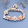 Glass Animal Charm Bracelet, Handmade Beaded Wristband