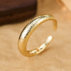 Simple Design Copper Luck Adjustable Ring