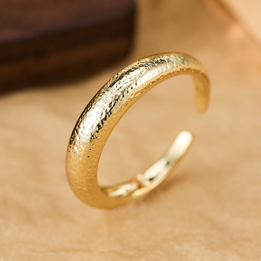 Simple Design Copper Luck Adjustable Ring
