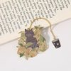 Metal Brass Hollow Bookmark with Tassel, Chinese Style Gift