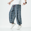 Men's Cotton Linen Harem Pants With Pockets