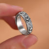 Adjustable Cloud Pattern Ring in Copper
