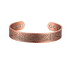 Tree of Life Magnetic Cuff Bracelet, Adjustable Vintage Metal Bangle