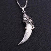 Imitation Wolf Tooth Steel Balance Necklace Pendant