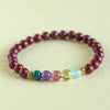 Cinnabar Aquamarine Citrine Strawberry Quartz Amethyst Malachite Blessing Bracelet