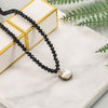 Black Spinel Cute Cat Motivate Choker Necklace