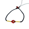 Flower Design Copper Bead Cord Bracelet