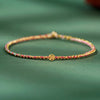 Colorful Rope Coin Bead Extra Thin Braided Bracelet