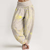 Women's Harem Pants Elastic Waist Floral Print Casual Yoga Trousers
