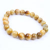 Natural Tiger Eye Bracelet, Polished Stone Beads
