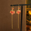 Red Maple Leaf Copper Necklace or Earrings