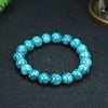 Turquoise Bracelet, Magnesite Inlay, Handmade Beads