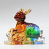 Chinese Zodiac Liuli Glass Figurine, Home Office Decoration