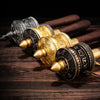 Handheld Copper Prayer Wheel Meditation Decor