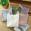 Women's Cotton Linen V-Neck Half Sleeve Shirt