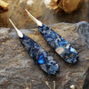 Natural Emperor Stone Geometric Anti-Stress Earrings
