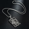 Guan Gong Dragon Auspicious Clouds Wealth Necklace Pendant