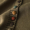 Women's Knit Vest with Colorful Buttons