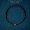Handmade Red String Bracelet with Love Knot and Flower Charm