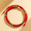 Five Wealth Gods Braided String Bracelet