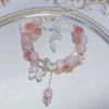 Cat's Eye Butterfly Star Charm Support Bracelet