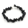 Crystal Chip Bracelet with Clear Center Bead