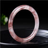Purple Golden Silk Jade Bangle Bracelet