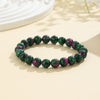 Natural Stone Bead Bracelet, 8mm Round Gemstone