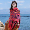 Tibetan Shawl Paisley Wrap Scarf