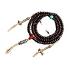 Bodhi Seed Mala Bracelet with Dzi Bead and Vajra Charms