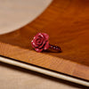 Cinnabar Rose Beads Concentration Ring