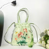 Suzhou Embroidery Drawstring Crossbody Bag