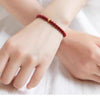 Handmade Cinnabar Bead Bracelet for Women