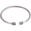 Tibetan Heart Sutra White Copper Luck Bracelet