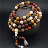 108 Beads Wenge Wood Mala Blessing Meditation Bracelet