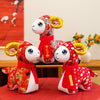 Chinese Zodiac Goat Plush Doll, Year of the Sheep Ornament