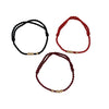 925 Sterling Silver Red String Bracelet, Braided Cord Beads