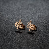 Stainless Steel Asymmetric Stud Earrings