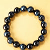 Tiger Eye Bead Bracelet, Blue and Green Stone