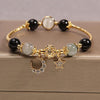 Strawberry Quartz Charm Bracelet for Women